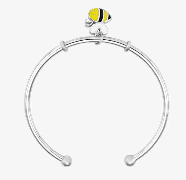 Vòng tay trẻ em bạc Elysia Silver hình con ong - Hình ảnh 3